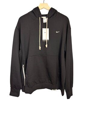 Nike Basketball Full Zip Hoodie Men’s XL Black Metal Zipper